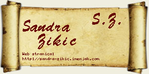 Sandra Žikić vizit kartica